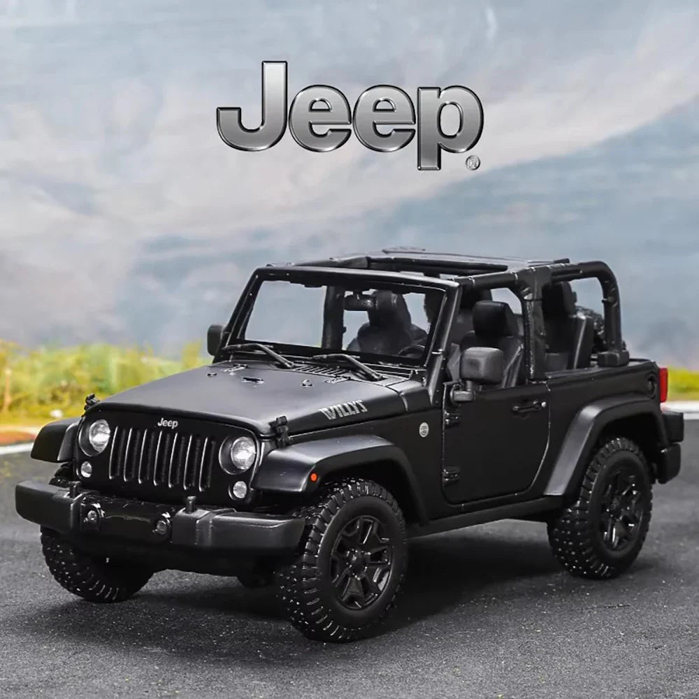 Maisto 1:18 2014 JEEP Wrangler alloy car model crafts decoration collection toy tools gift models Multiple styles