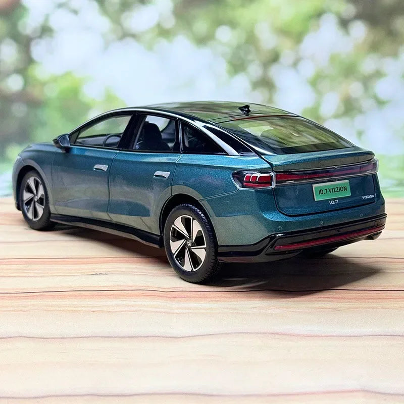 VV ID.7 VIZZION Diecast 1:18 Scale New Energy Pure Electric Coupe Alloy Car Model Souvenir Display Ornaments Collection