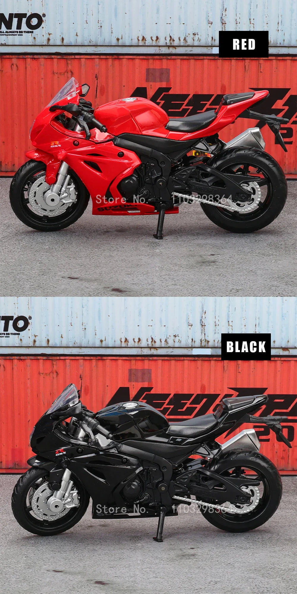 1:18 Suzuki GSX-R1000 YAMAHA YZF-R1