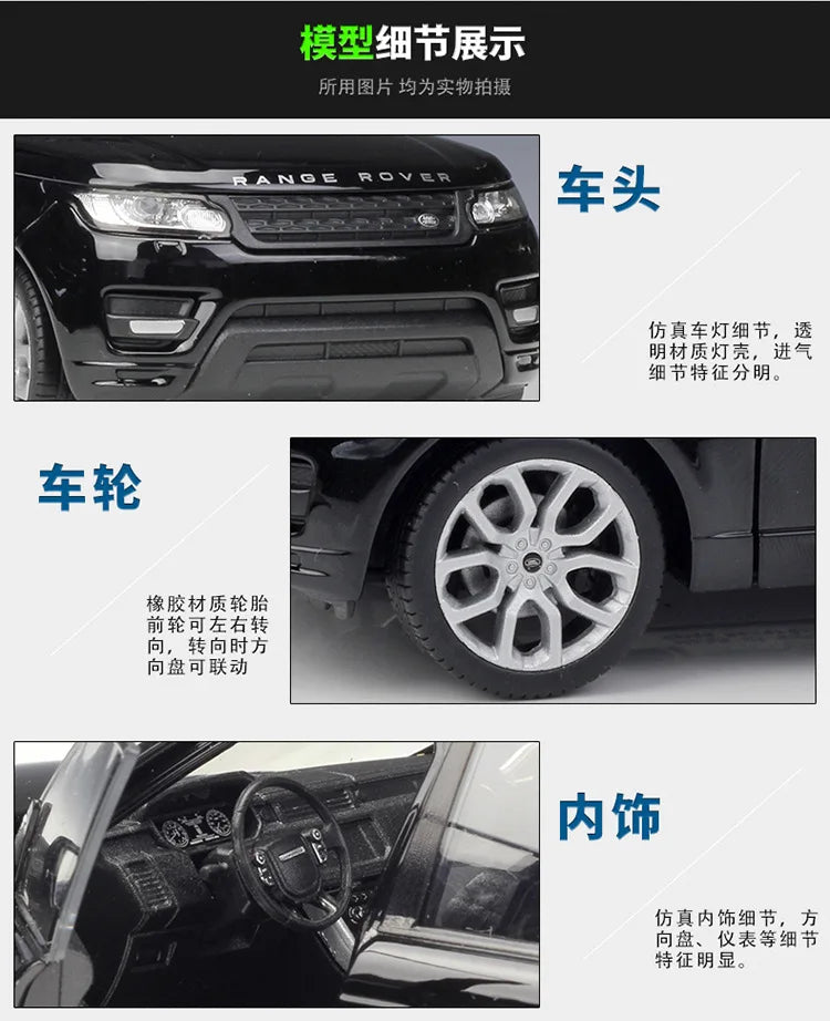1:24 Range Rover Sport Edition | Premium Alloy Die-cast Model | KAIKAMFUNG