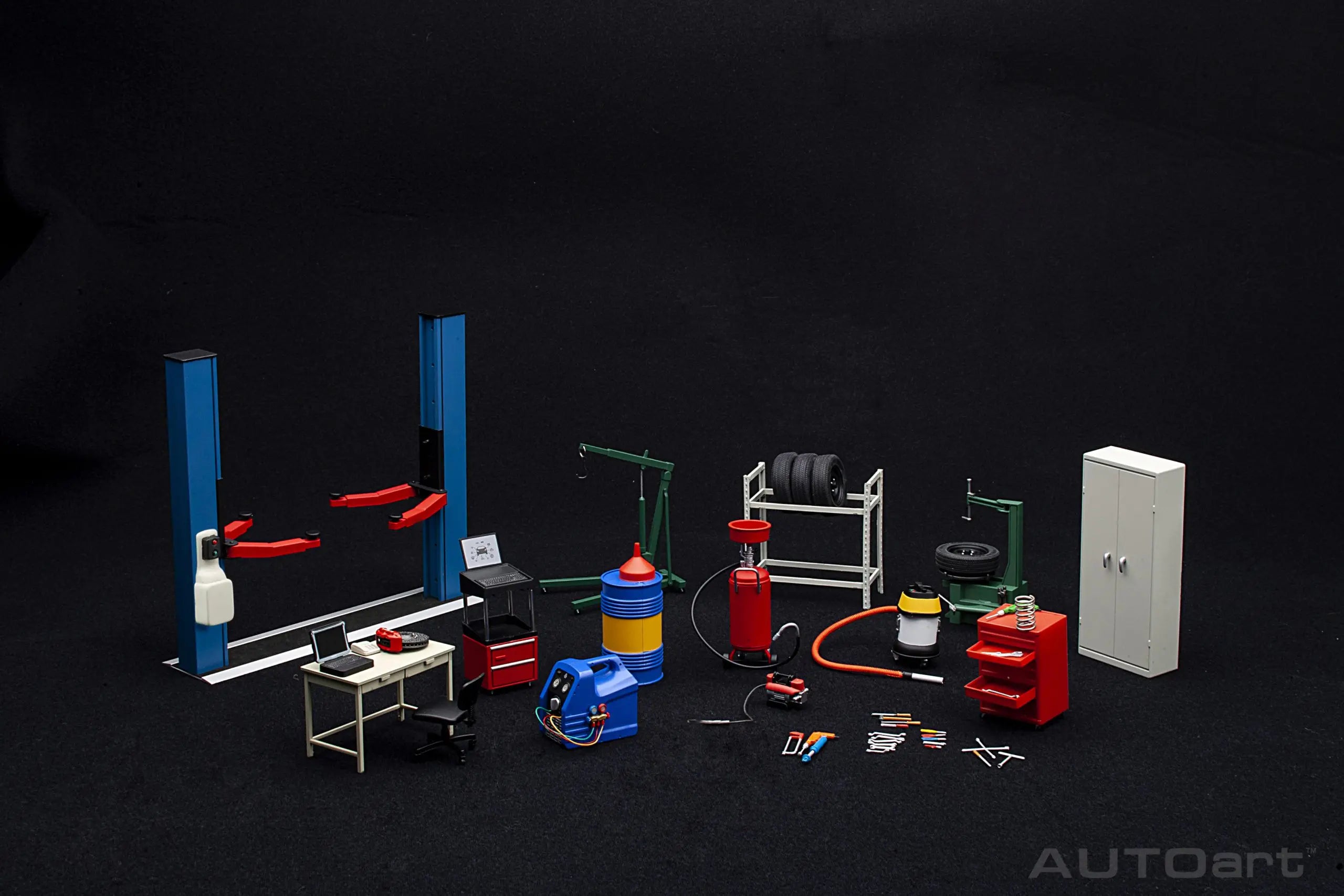 1:18 Garage kit set static display