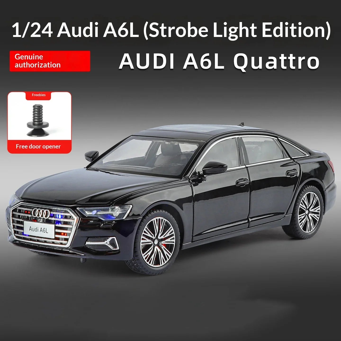 1:24 Audi A6L light flashing version