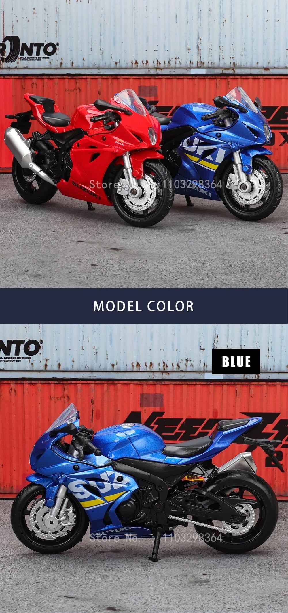 1:18 Suzuki GSX-R1000 YAMAHA YZF-R1