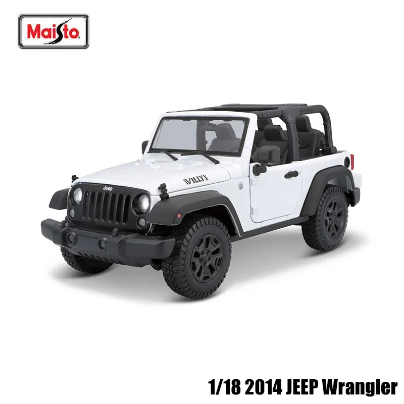Maisto 1:18 2014 JEEP Wrangler alloy car model crafts decoration collection toy tools gift models Multiple styles