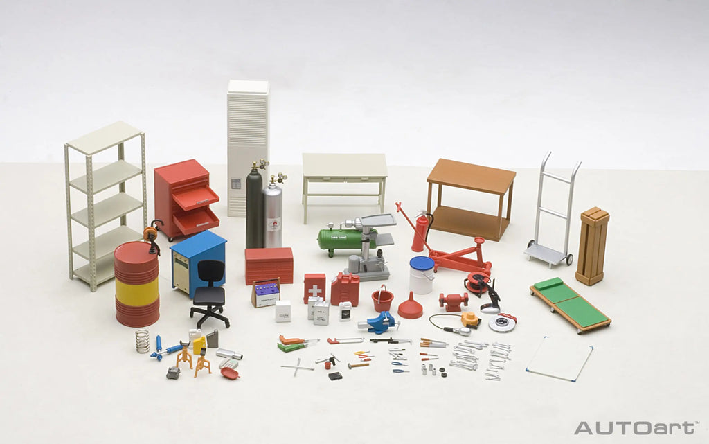 1:18 Garage kit set static display