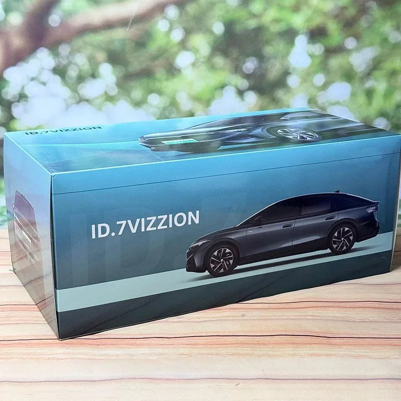 VV ID.7 VIZZION Diecast 1:18 Scale New Energy Pure Electric Coupe Alloy Car Model Souvenir Display Ornaments Collection