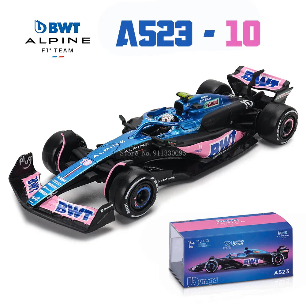 1:43 F1 Aston Martin Aramco F1 Team AMR23 2023 #14 Alonso #18 Stroll