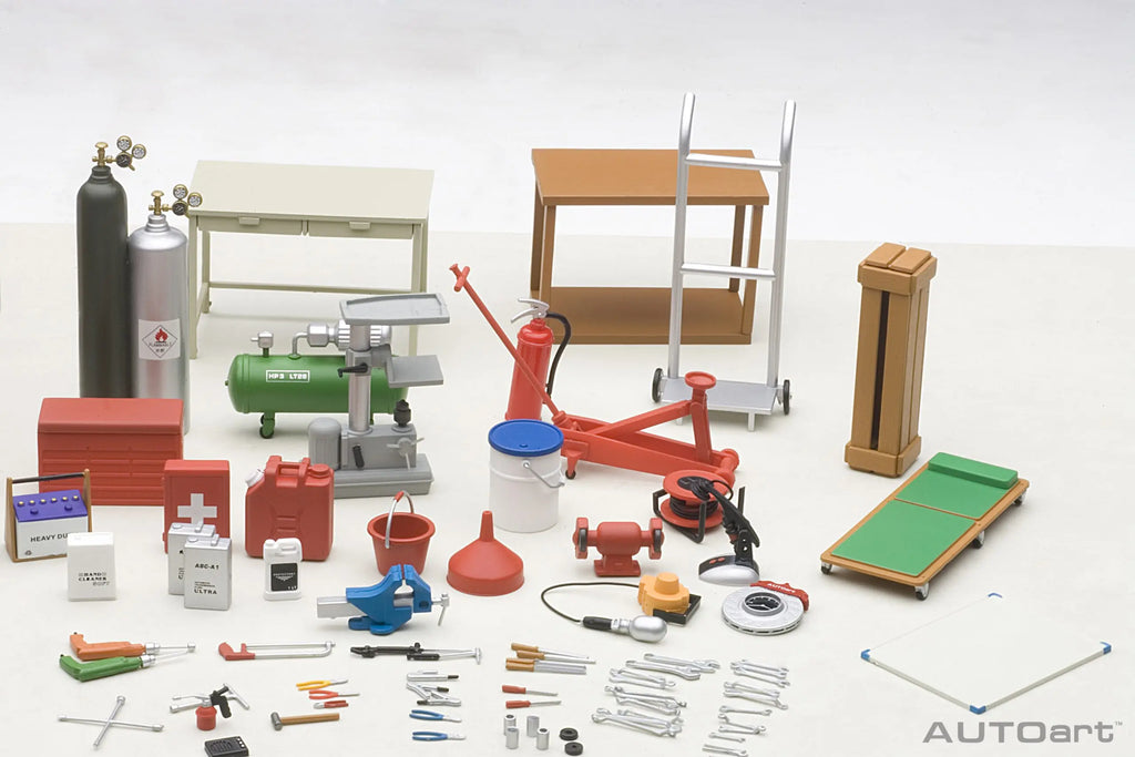 1:18 Garage kit set static display