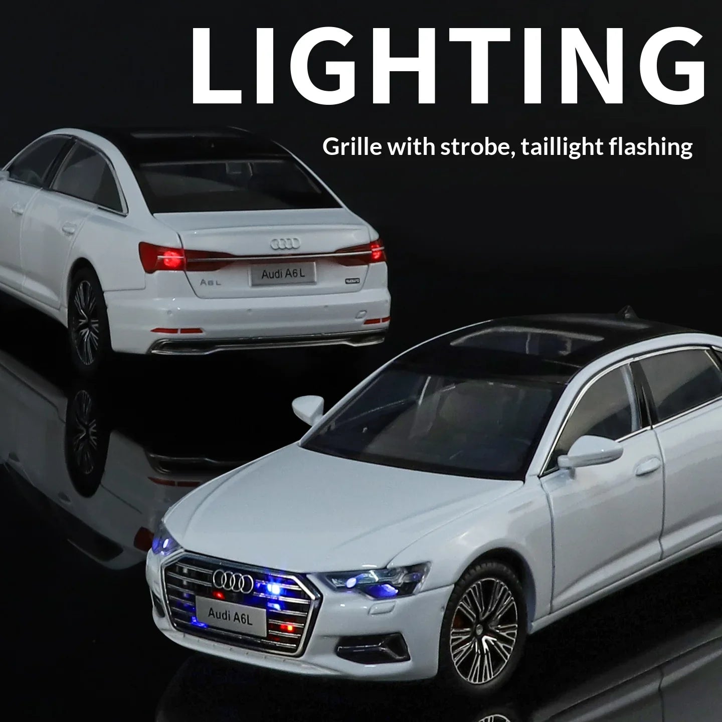 1:24 Audi A6L light flashing version