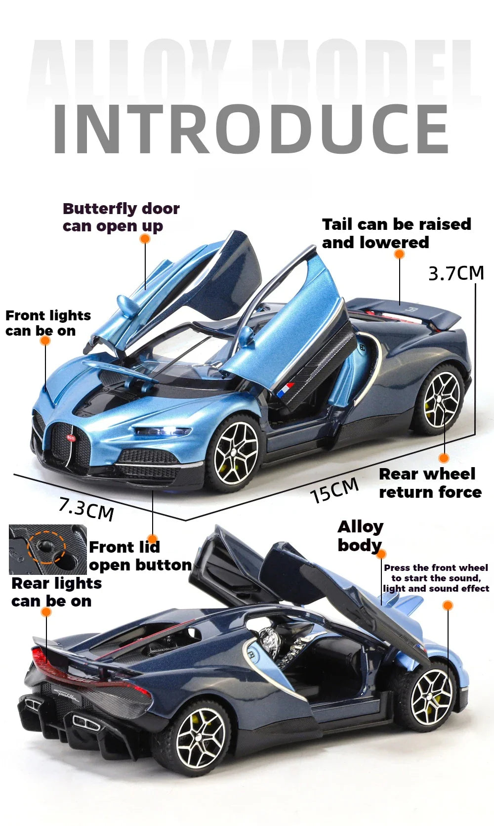 1:32 Bugatti Tourbillon V16