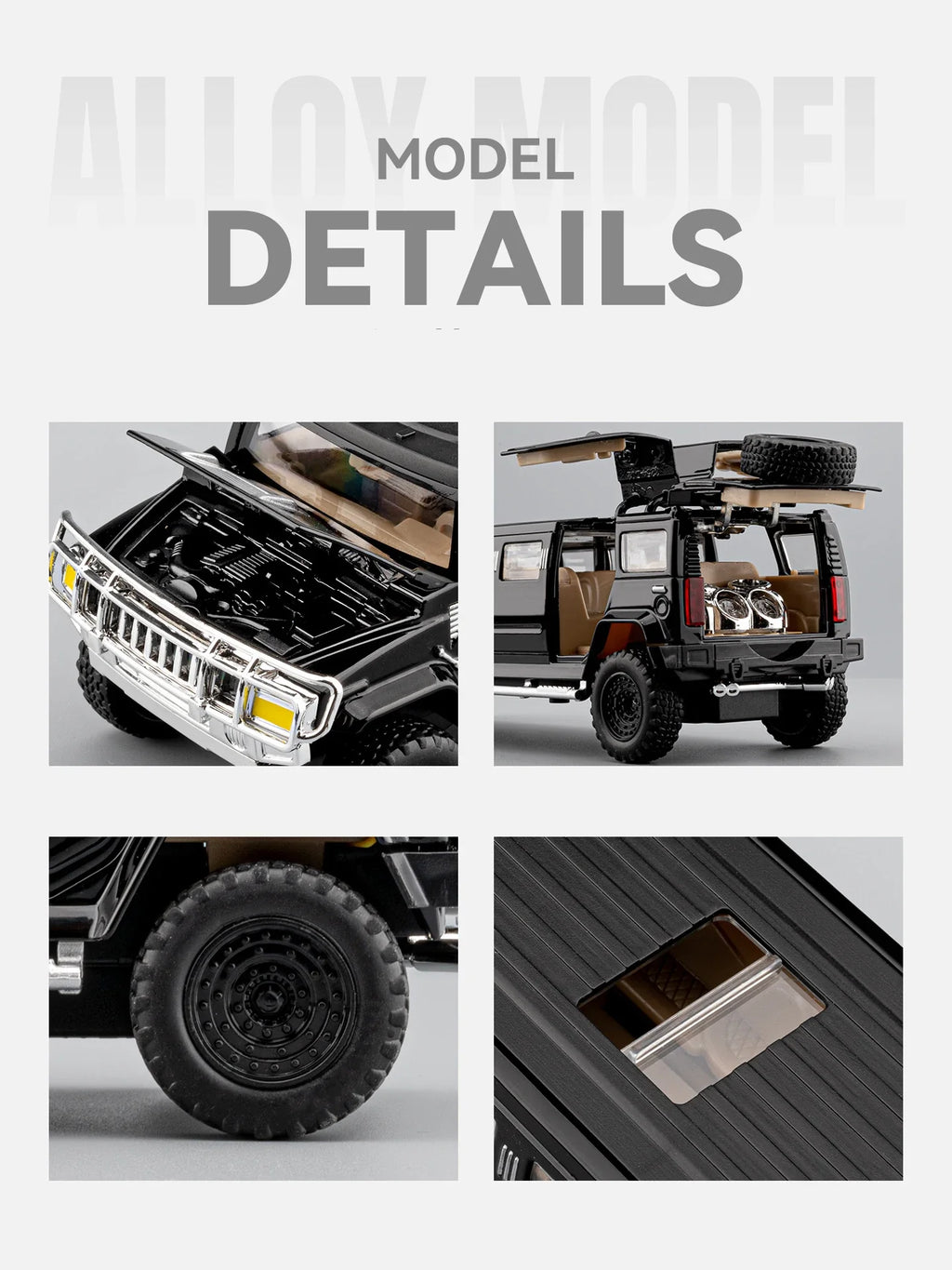 1:32 HUMMER H2 Extended Version