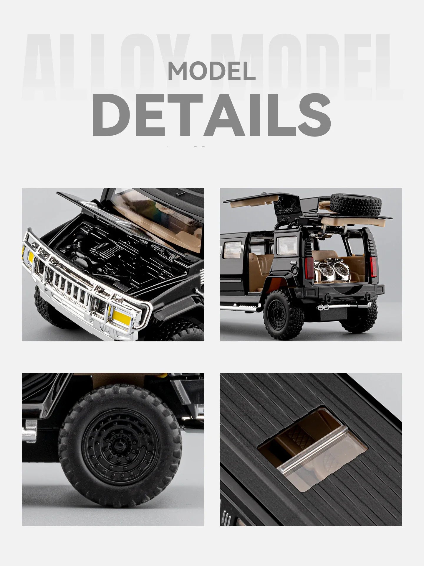 1:32 HUMMER H2 Extended Version