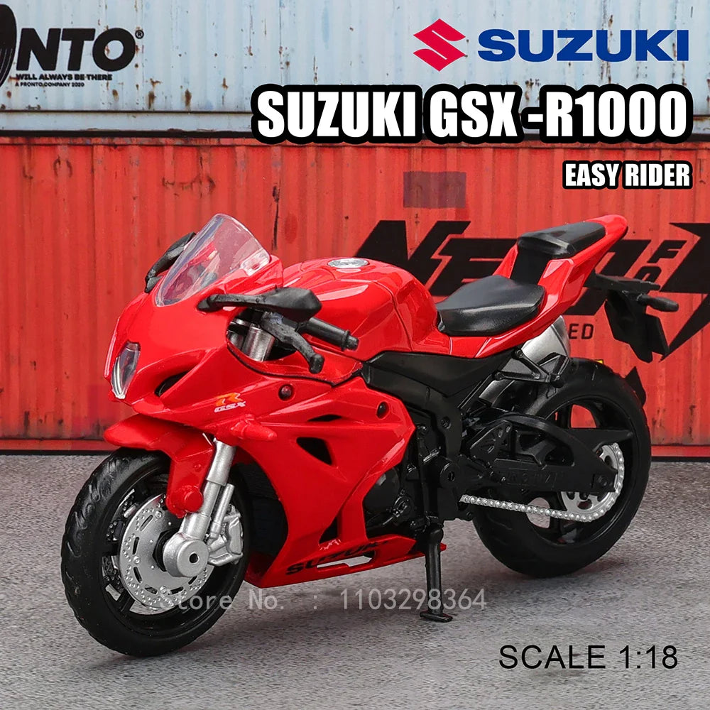1:18 Suzuki GSX-R1000 YAMAHA YZF-R1 1976 Rally200
