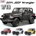 Maisto 1:18 2014 JEEP Wrangler alloy car model crafts decoration collection toy tools gift models Multiple styles