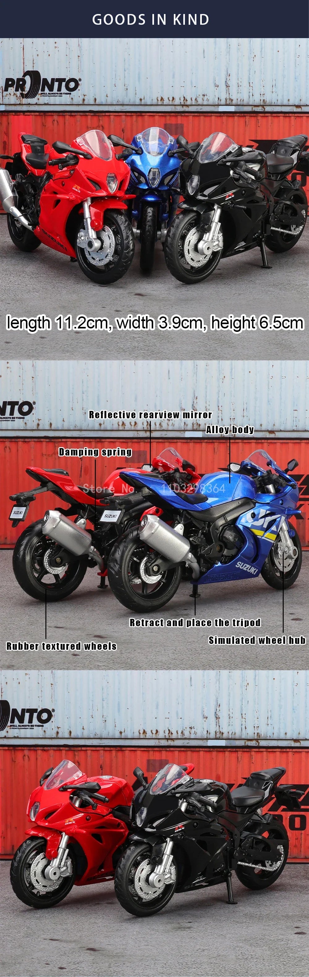 1:18 Suzuki GSX-R1000 YAMAHA YZF-R1 1976 Rally200