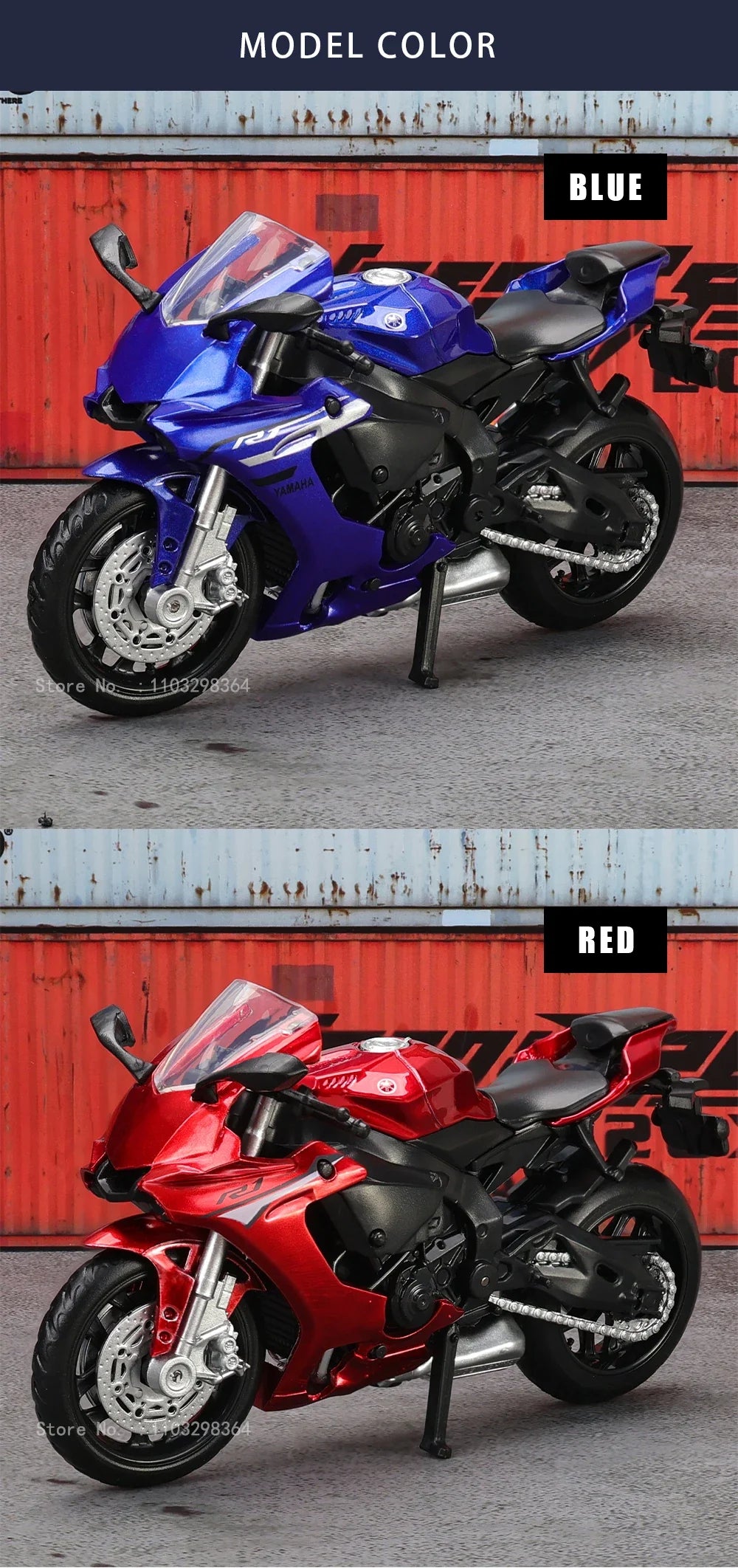 1:18 Kawasaki Ninja H2R Suzuki YAMAHA