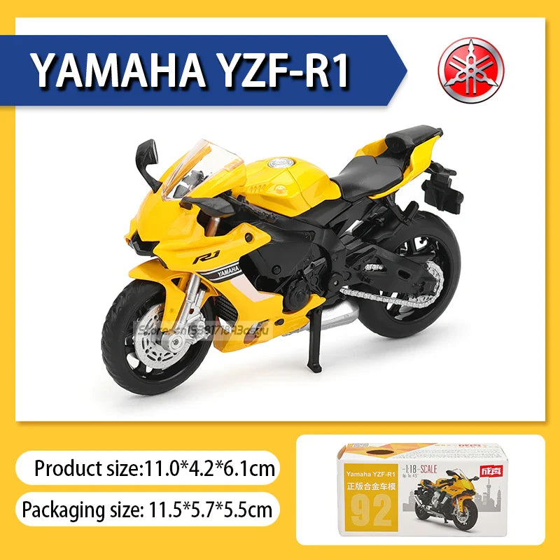 1:18 Kawasaki Ninja H2R  GSX-R1000 YAMAHA YZF-R1