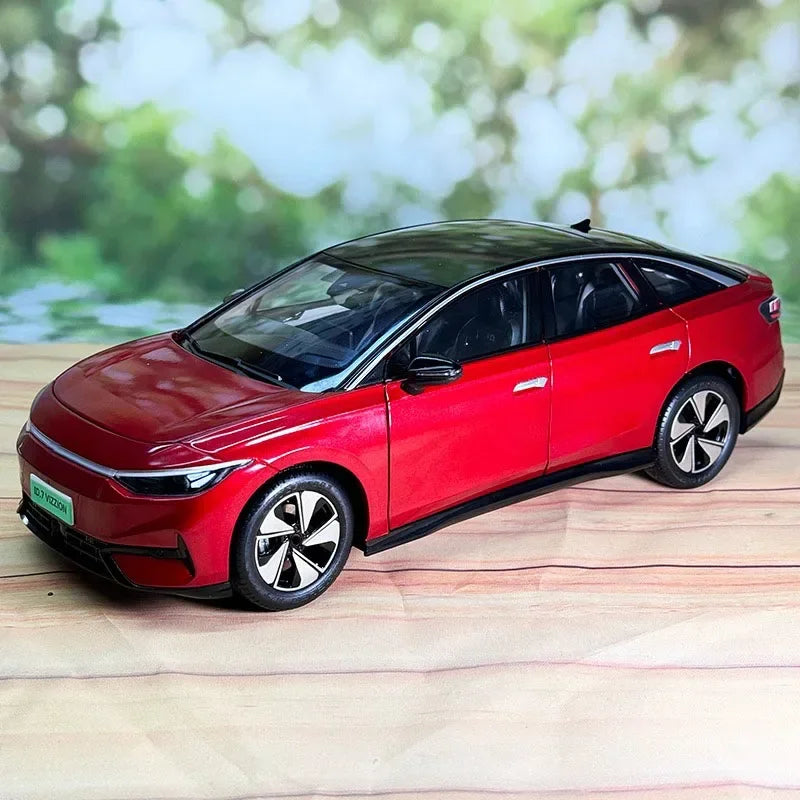 VV ID.7 VIZZION Diecast 1:18 Scale New Energy Pure Electric Coupe Alloy Car Model Souvenir Display Ornaments Collection