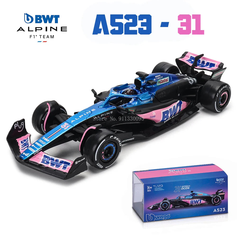 1:43 F1 Aston Martin Aramco F1 Team AMR23 2023 #14 Alonso #18 Stroll