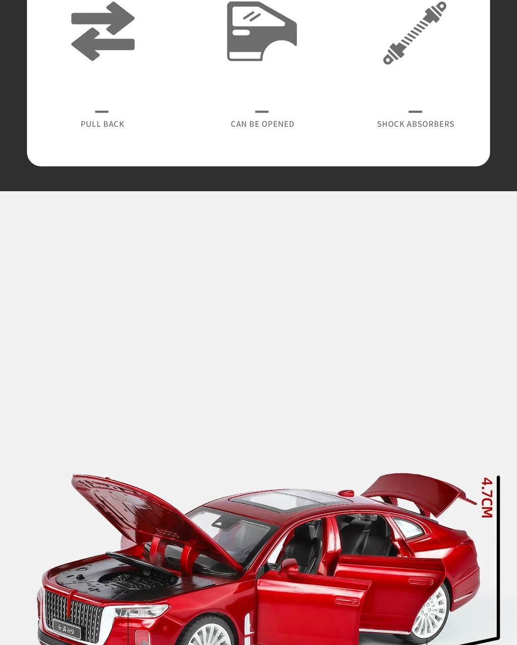 1:32 Hong Qi H9