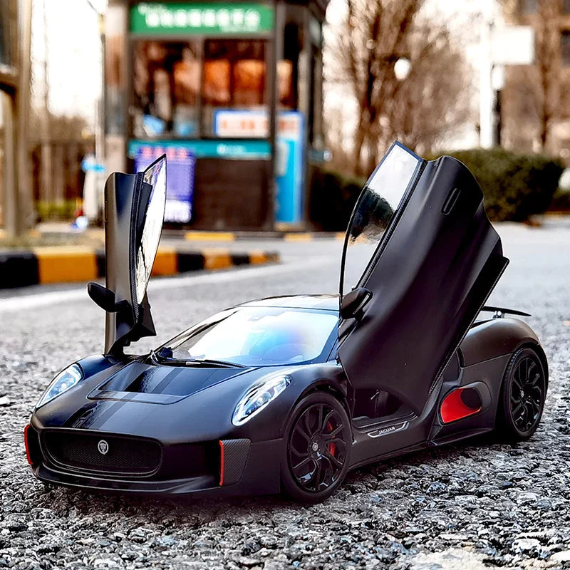 1:18 Jaguar C-X75 2015 CX75 Matte black