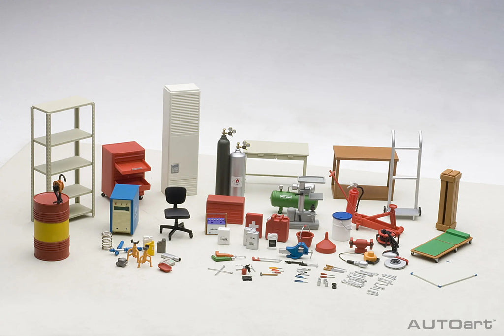1:18 Garage kit set static display