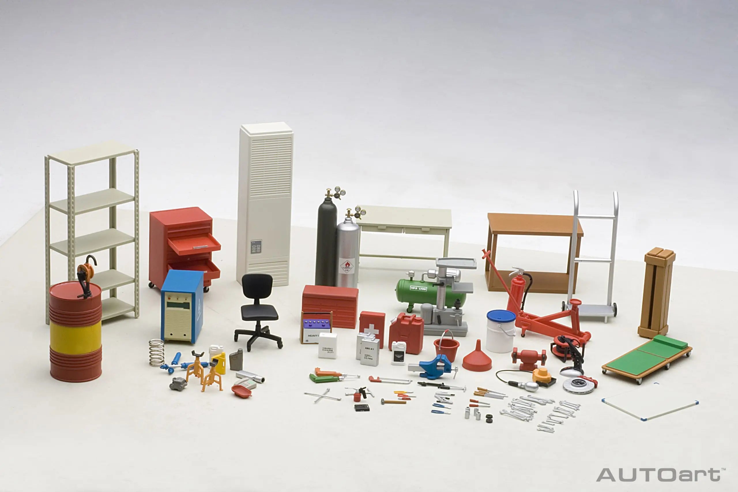 1:18 Garage kit set static display