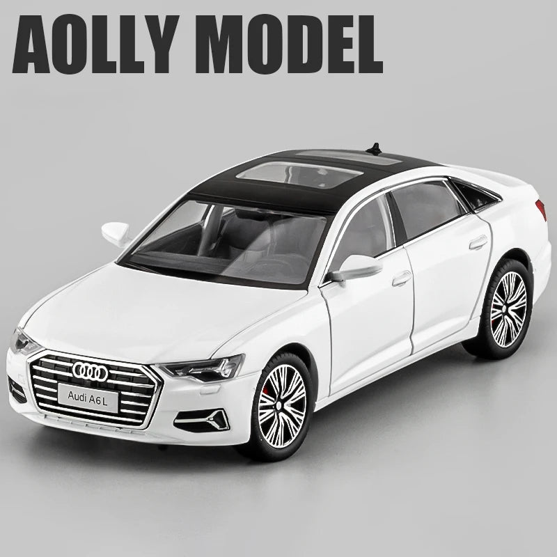 1:24 Audi A6L light flashing version | KAIKAMFUNG Real Image