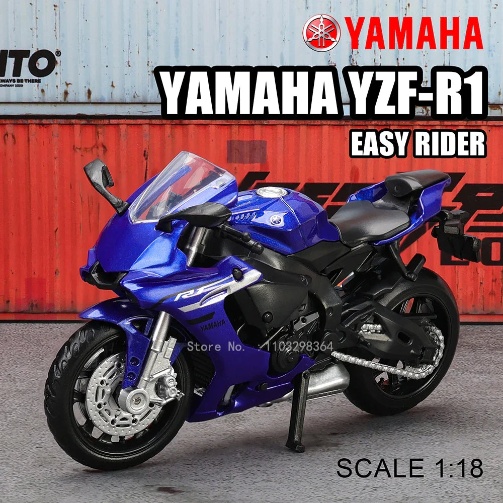 1:18 Suzuki GSX-R1000 YAMAHA YZF-R1 1976 Rally200