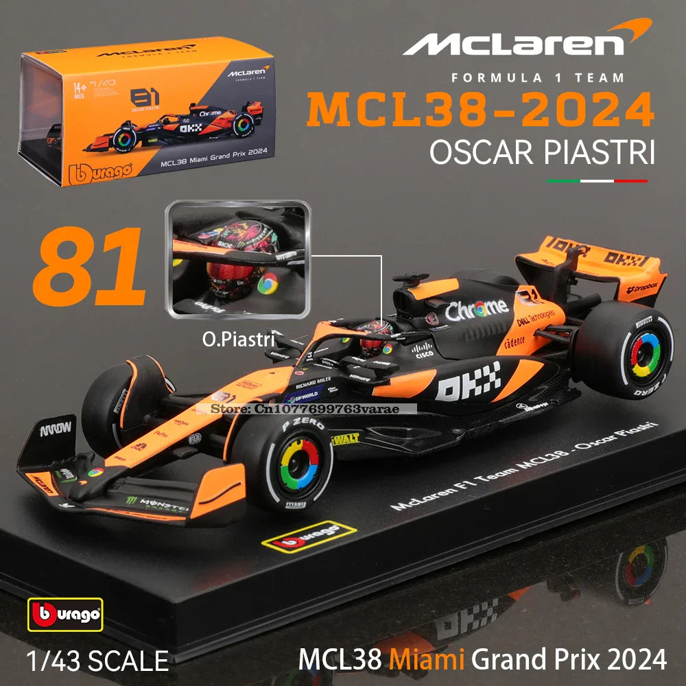 1:43 Mercedes-AMG Petronas F1 Team W15 2024 #44 Hamilton #63