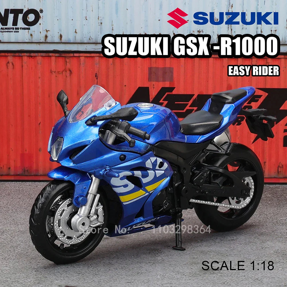 1:18 Suzuki GSX-R1000 YAMAHA YZF-R1 1976 Rally200