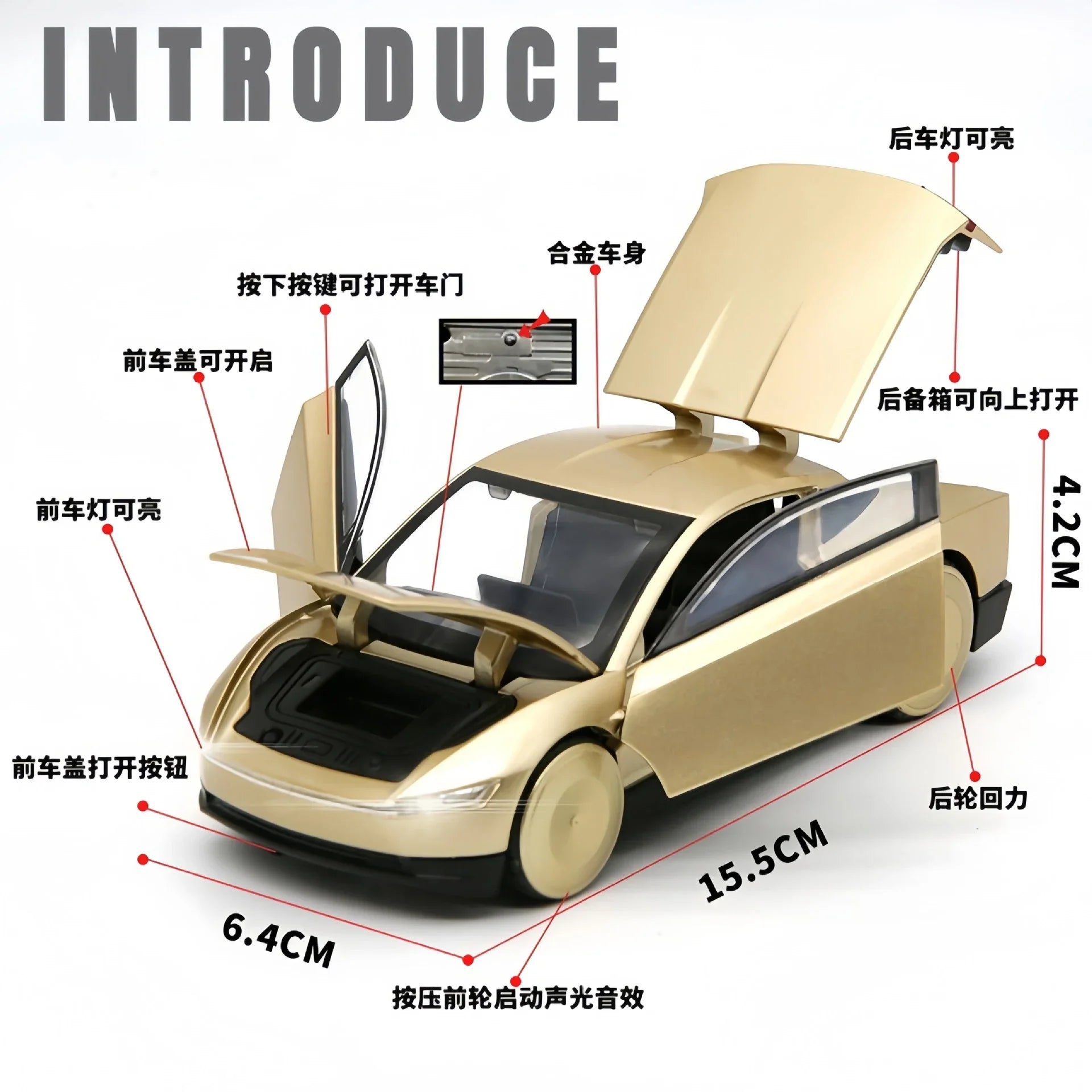 1:32 Robotaxi Driverless Taxi
