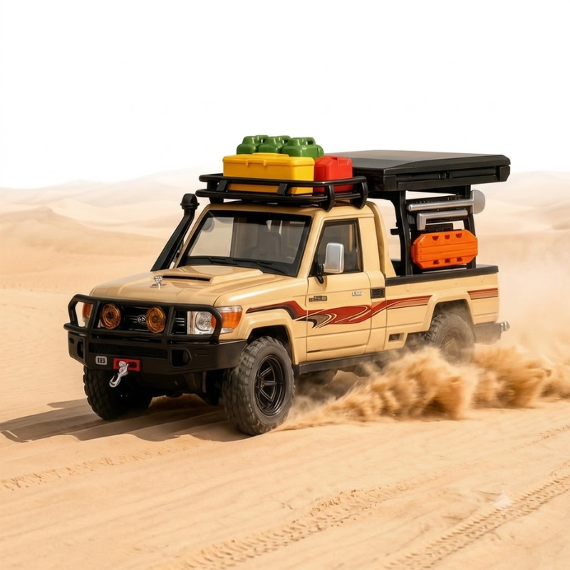 1/32 Scale Toyota Land Cruiser 79 Die-cast Model Car