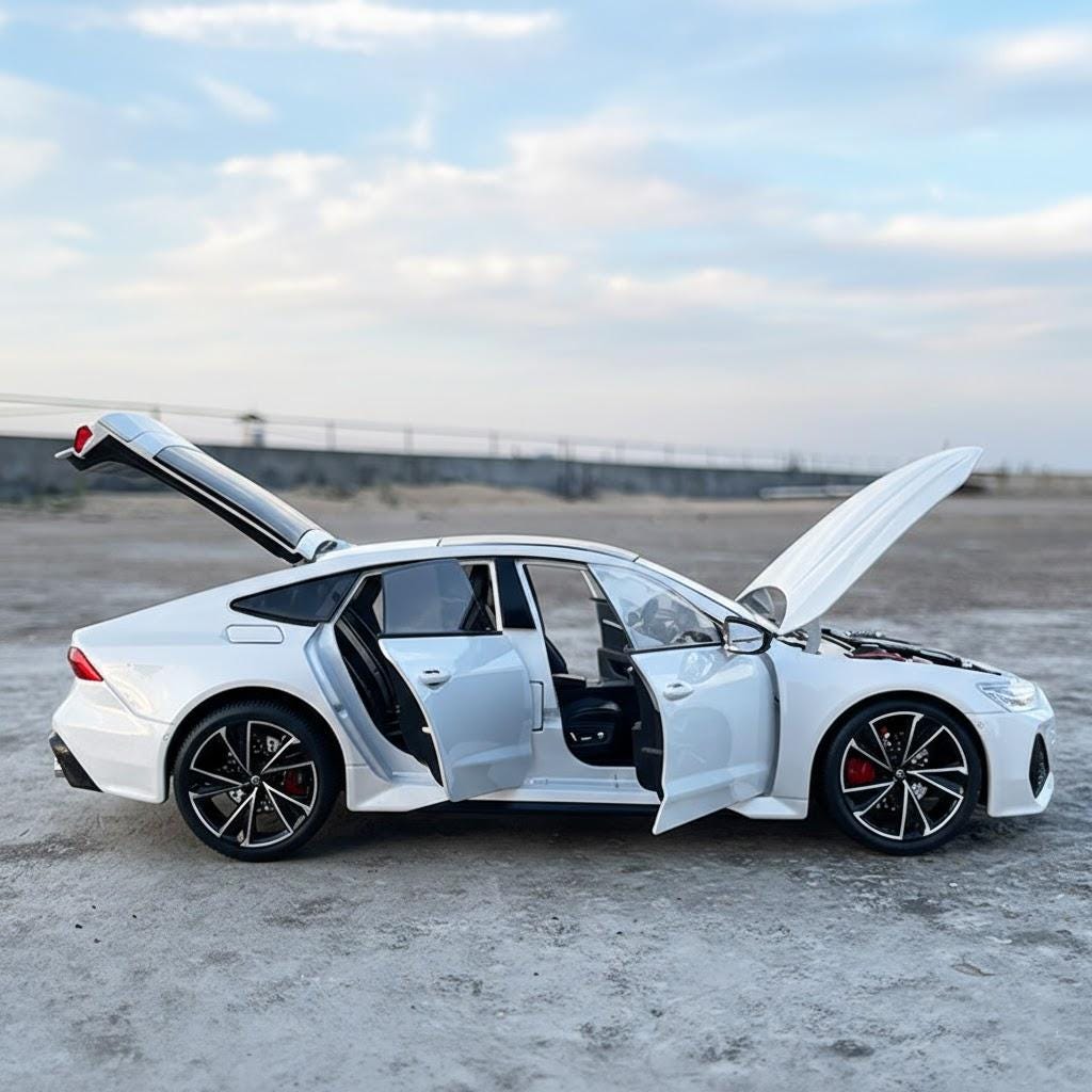 Audi RS7 Diecast Model Car 1:18 Scale, Metal Miniature