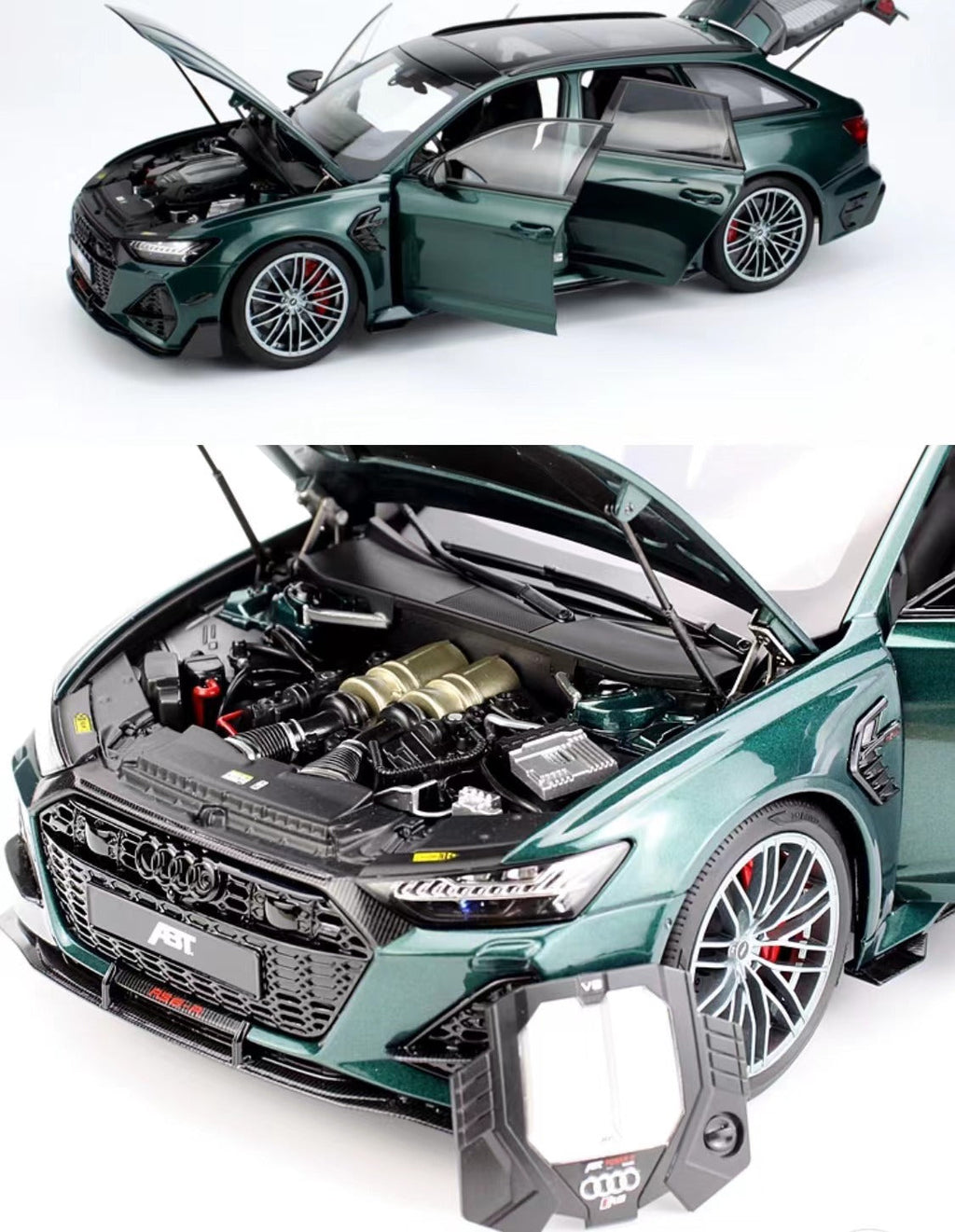 1/18 Scale Audi Rs6 ABT Die-cast Car Model | Premium Alloy | KAIKAMFUNG