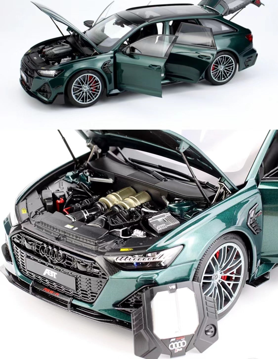 1/18 Scale Audi Rs6 ABT Die-cast Car Model | Premium Alloy | KAIKAMFUNG