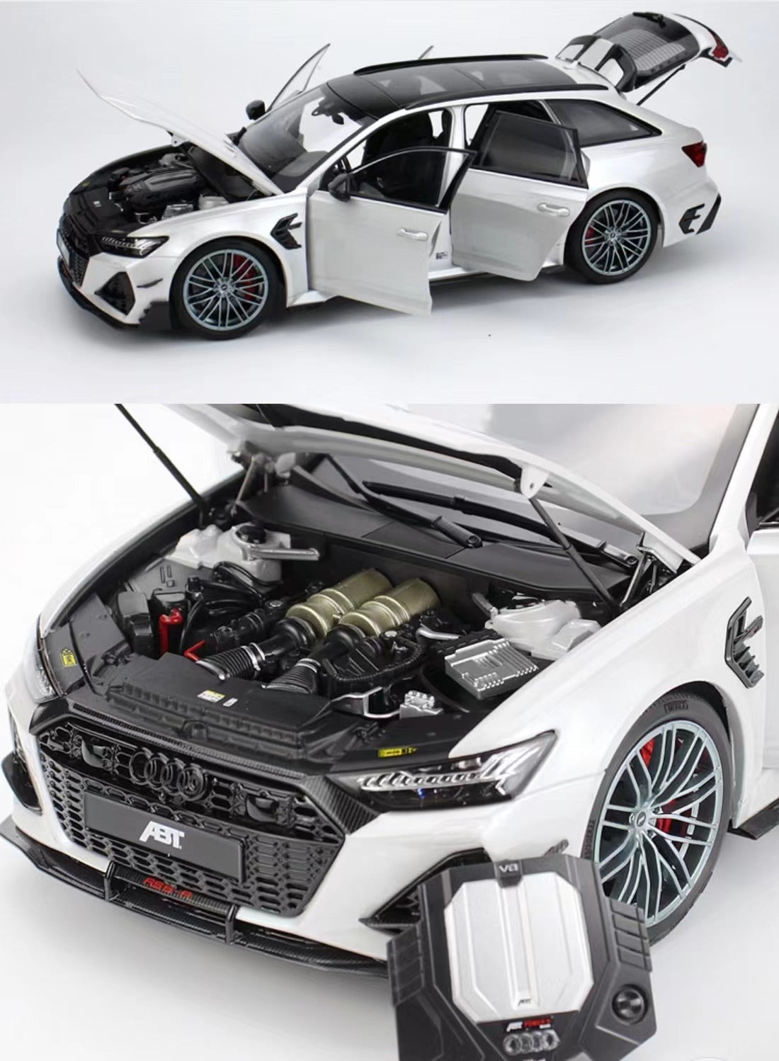 1/18 Scale Audi Rs6 ABT Die-cast Car Model | Premium Alloy | KAIKAMFUNG