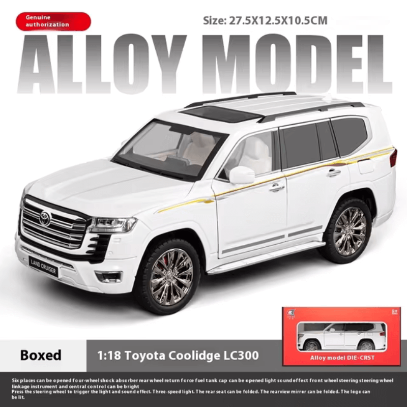 1/18 Scale Toyota Land Cruiser 300 Die-cast M... | Premium Alloy | KAIKAMFUNG
