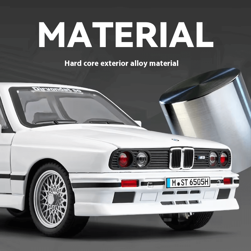 1/24 Scale BMW E30 M3 Die-cast Model Car | Premium Alloy | KAIKAMFUNG