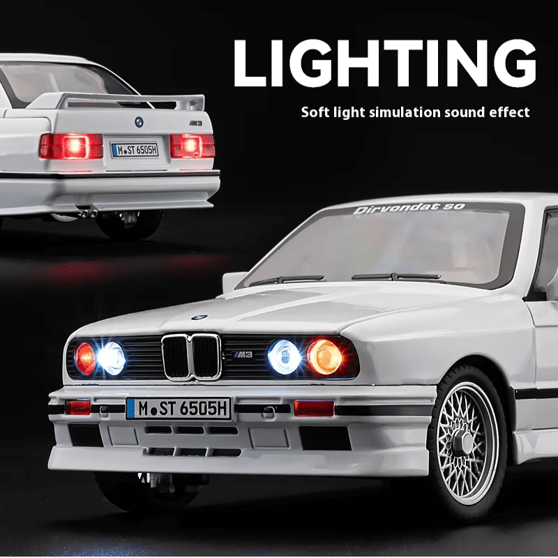1/24 Scale BMW E30 M3 Die-cast Model Car | Premium Alloy | KAIKAMFUNG