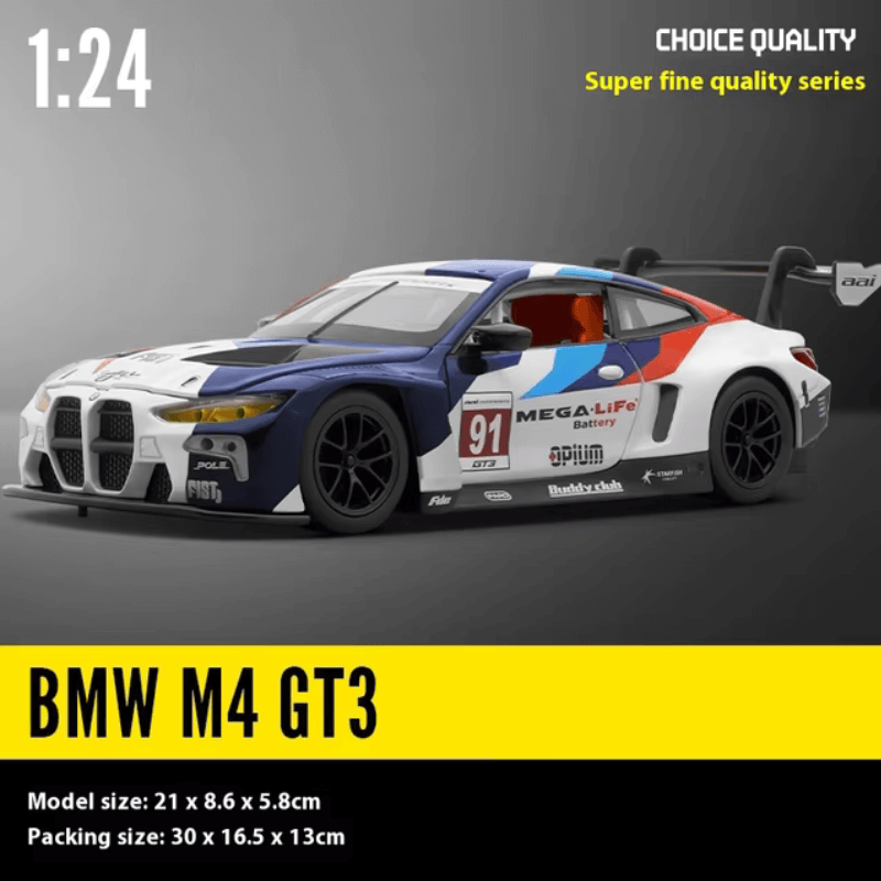 1/24 Scale BMW M4 GT3 Die-cast Model Car | Premium Alloy | KAIKAMFUNG