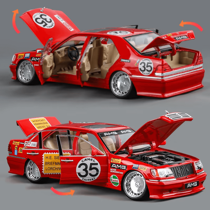 1/24 Scale Mercedes Benz S-Class W140 Die-cas... | Premium Alloy | KAIKAMFUNG