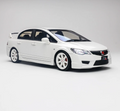 1/18 Otto Honda Civic Type R FD2 White|Premium Alloy Die-cast Model | KAIKAMFUNG